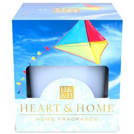 Petite bougie heart and home gardénia, iris et camomille