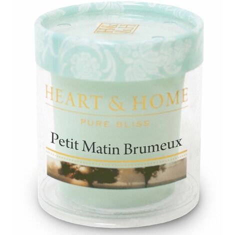 Petite bougie heart and home matin brumeux
