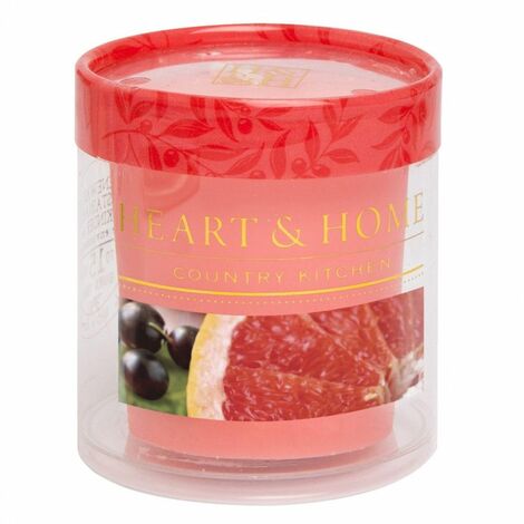 Petite bougie heart and home pamplemousse rose et cassis