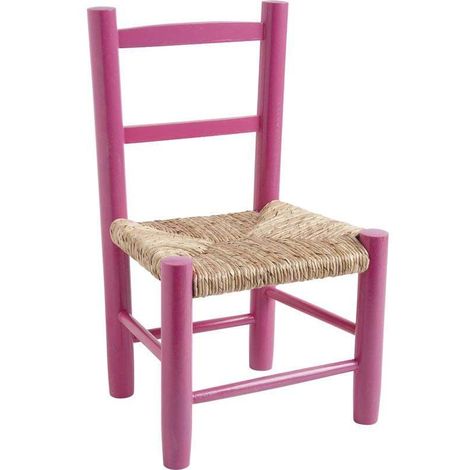 Petite chaise bois pour enfant Gris