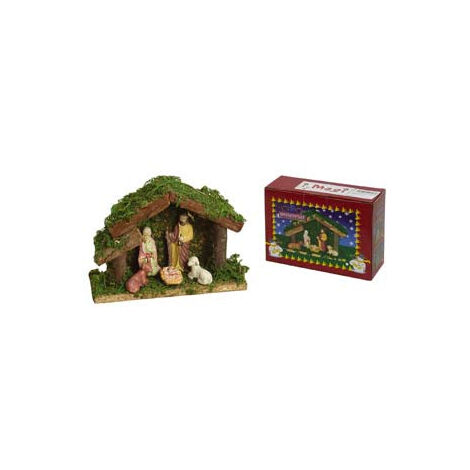 Petite crèche en bois