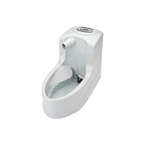 Petite Fontaine à Eau pour Chat et Petit Chien Drinkwell Mini 1.2L - Jet Cascade, Silencieuse - Filtre Charbon actif – Idéal pour Chat ou Petit Chien, Débit Réglable