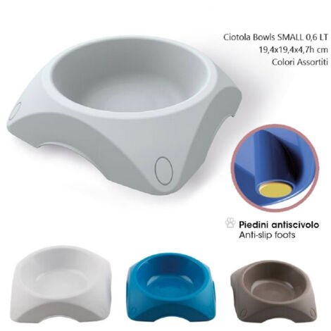 Petite Gamelle Pour Chien 0,6 Lt Gamelle Antidérapante Différentes Couleurs Pour Chiens
