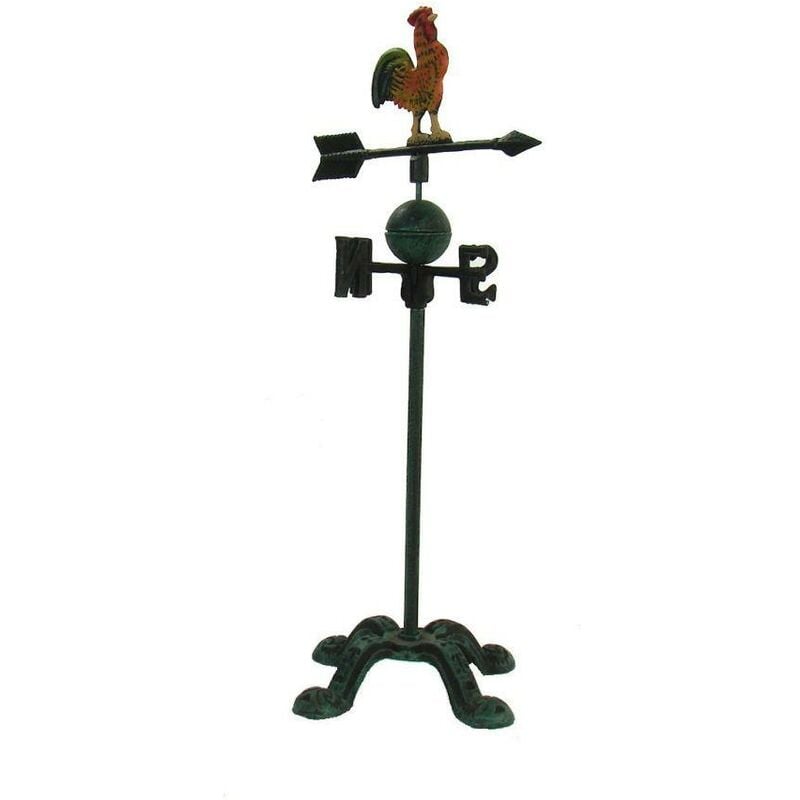 Webmarketpoint - Petite girouette coq cm26,5x18h56,5