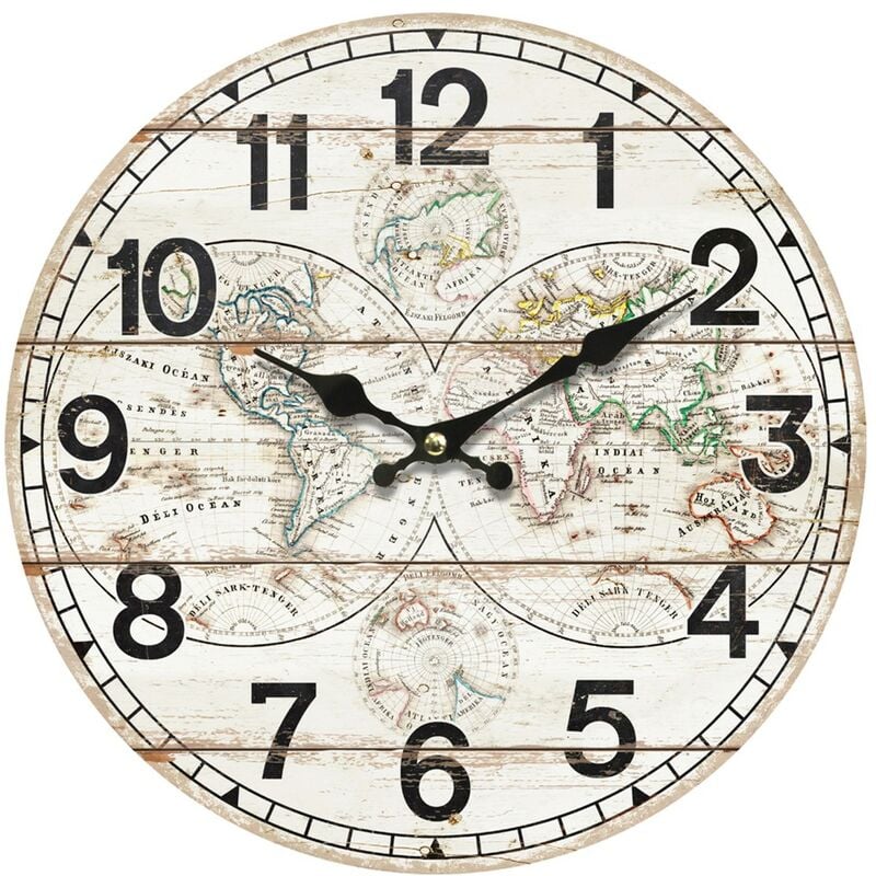 Signes Grimalt - Mur Corloge Adorno Montres muraux mondiaux 4x34x34cm 24461