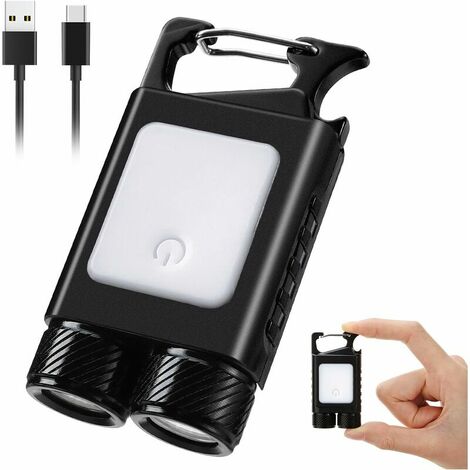 Lampe de Poche Mini RISEMART EDC - Super Lumineuse - Lampe de