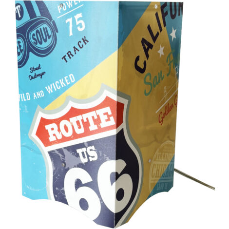 Petite Lampe de table Route 66