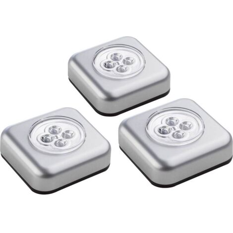 Petite lampe mobile jeu de 3 Müller-Licht 400136 argent