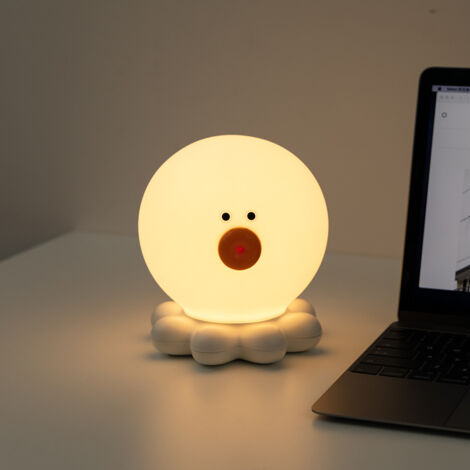 Petite Pieuvre Veilleuse Bebe Tactile 7 Couleurs USB Rechargeable Peut être Chronométré Veilleuse Enfant Deco Lampe Pour Décoration Noël Chambre Enfant Cadeau D'anniversaire