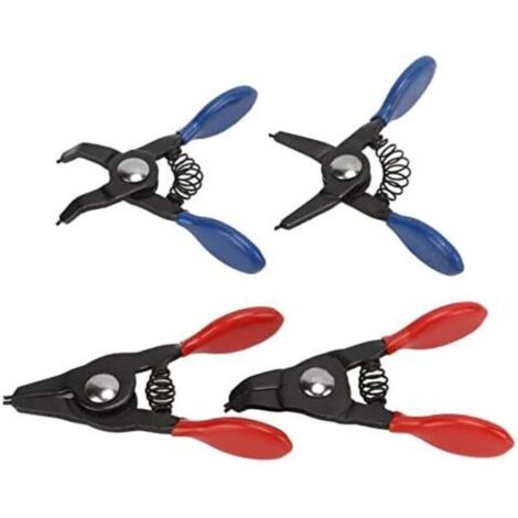 Petite Pince à Circlips. 4 Pièces Mini Pince à Circlips Robuste en Métal pour Circlips Internes Externes