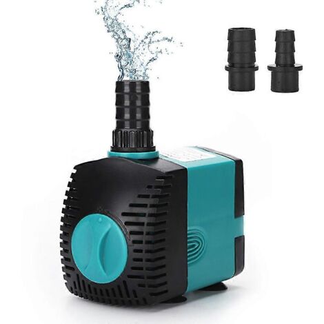 Petite pompe à eau ultra silencieuse 10 W EB303 submersible pour fontaine, aquarium, bassin, pompe à aspiration latérale - Sy