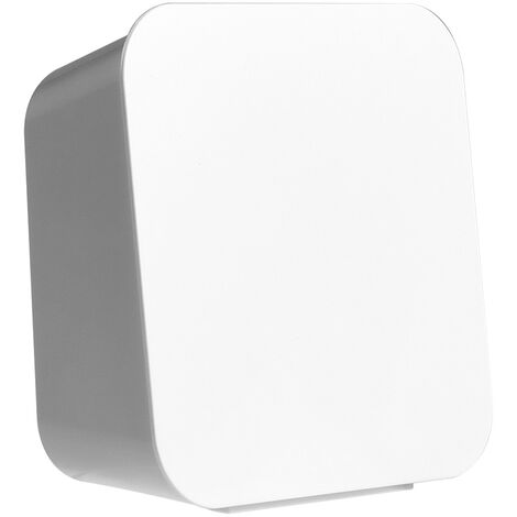 Petite poubelle murale, seau de rangement sans perforation pour cuisine et salle de bain (1 pièce, blanc)
