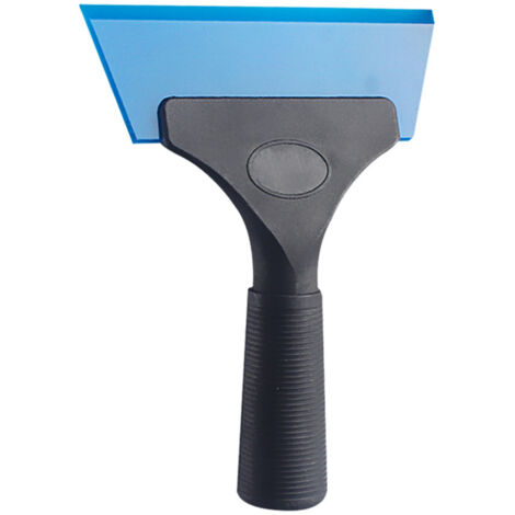 Petite raclette en caoutchouc de 12,7 cm (5 pouces) pour vitres teintées, pare-brise, vitres de voiture, miroirs, douche, nettoyage de vitres (bleue)