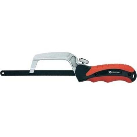Toolcraft – Scie à métaux 1052427 – Longueur lame 250 mm – Conçue pour coupes précises dans espaces restreints – Lame bimétallique incluse