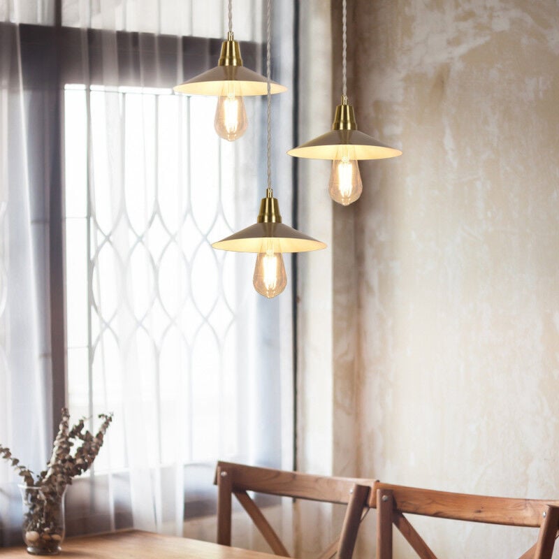 Petite suspension crème rétro Claudette