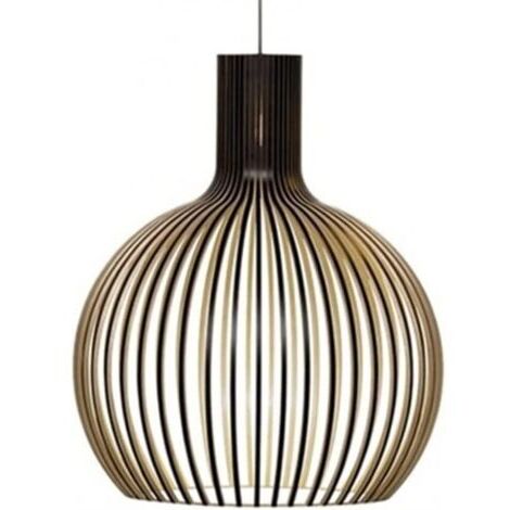 Petite suspension semi-globe en bois de style rétro de style ferme, lustre antique, lampe suspendue pour îlot de cuisine, salle à manger, salon, couloir, suspension pleine lune