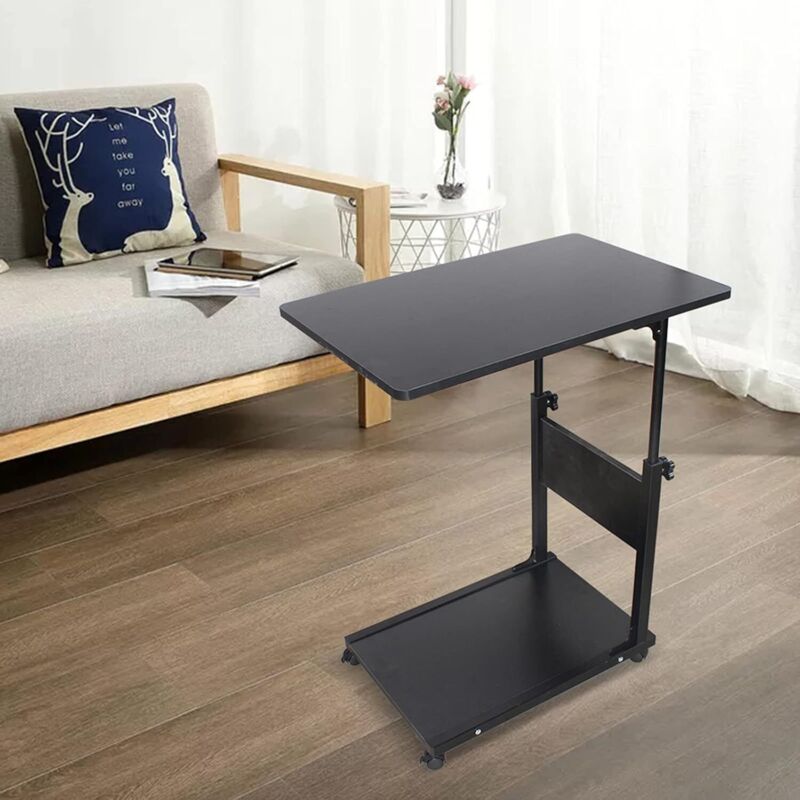 Petite table, moderne et simple pour chambre à coucher, table à thé, avec roulettes, table de chevet mobile, mini table, table d'appoint petite