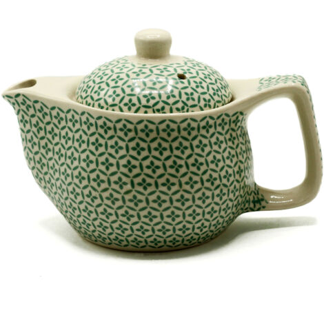 Petite Théière aux Herbes - Mosaïque Verte- Vendu par 1