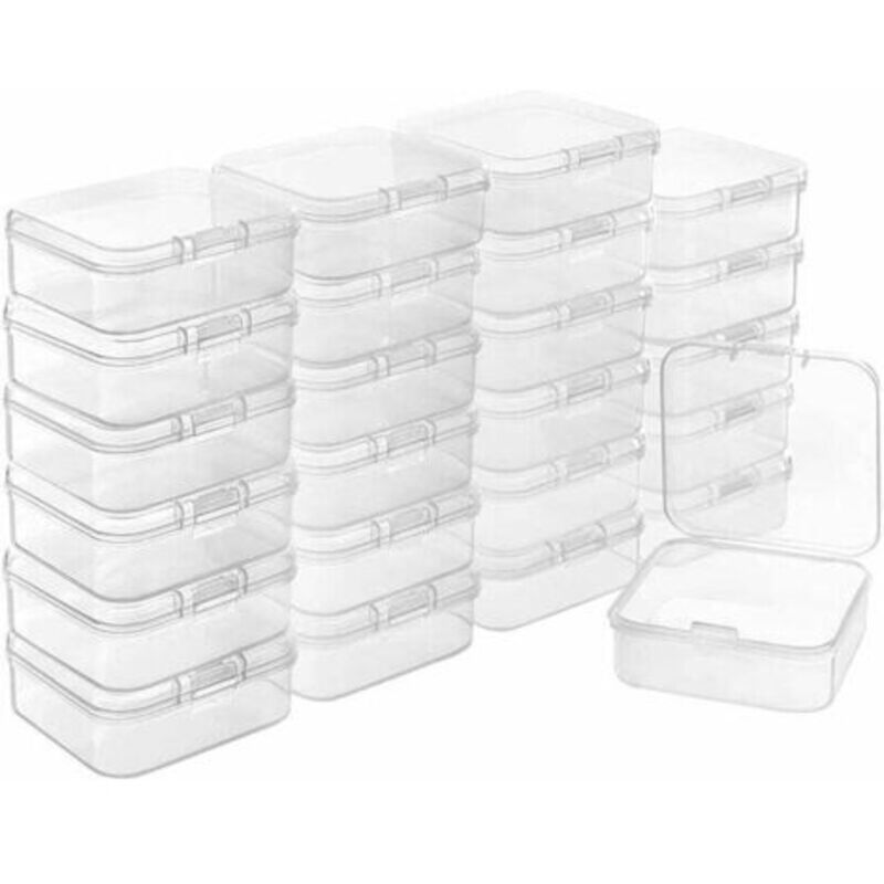 Petites Boites Rangement Plastique,Boîtes de rangement,10PCS Petits Objets Boite Rangement,Petites Boites Rangement,Boîte de Plastique