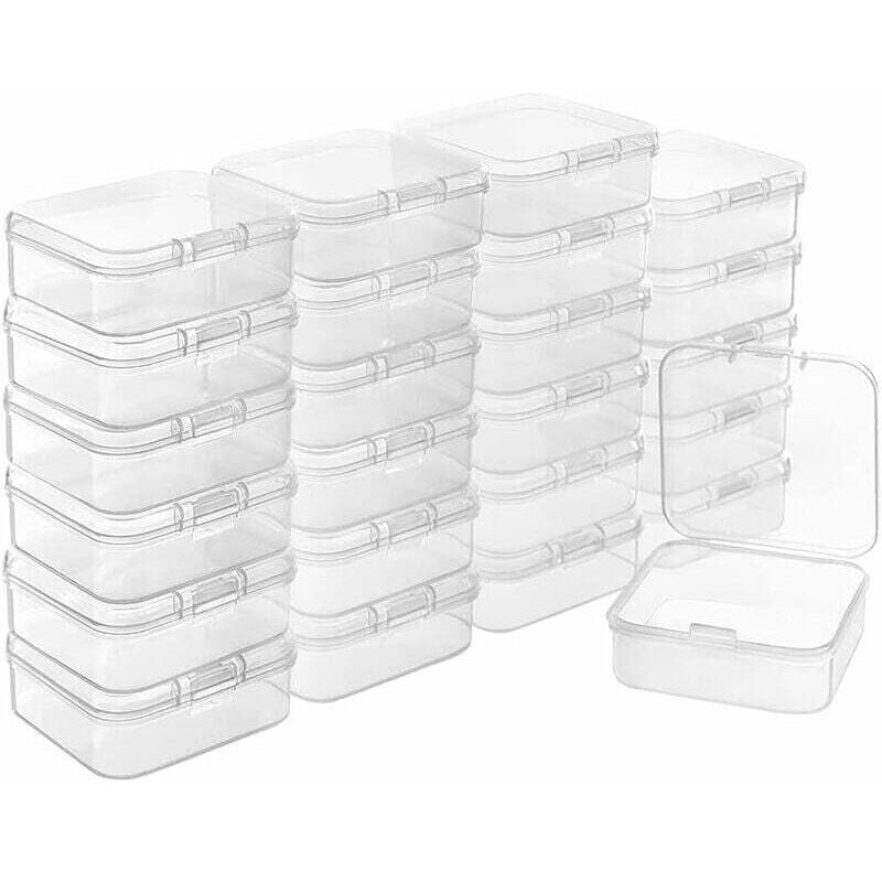Petites Boites Rangement Plastique,Boîtes de rangement,10PCS Petits Objets Boite Rangement,Petites Boites Rangement,Boîte de Plastique