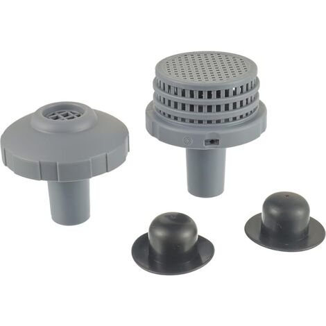 Petites Crépines pour Piscines, Kit de Raccordement pour Piscine Ø 32 mm – Filtre de Sortie de Piscine – Buse d'entrée de Rechange pour Piscine Hors Sol