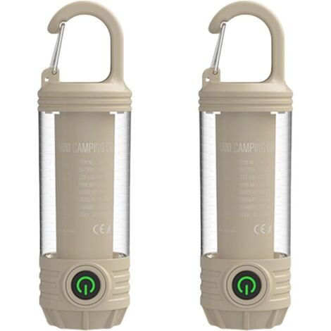 Petites lampes de poche LED étanches avec crochet porte-clés pour camping et utilisation en extérieur
