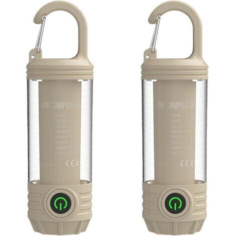 Petites lampes de poche LED étanches avec crochet porte-clés pour camping et utilisation en extérieur
