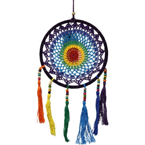 Petits attrape-rêves (22x56cm) - Arc-en-ciel vif- Vendu par 1
