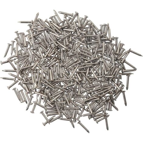 Petits clous à tête ronde mini clous anciens accessoires de fixation de quincaillerie faits à la main argent 480 pièces (259.5mm)