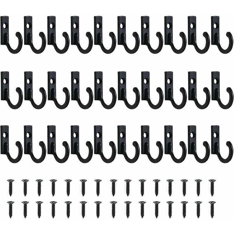 Alovez - Petits Crochets Vintage Support Mural pour Porte-clés à Crochets Suspendue Crochets Bijoux Crochets à Clé Pour Vêtements Crochet Patère Avec