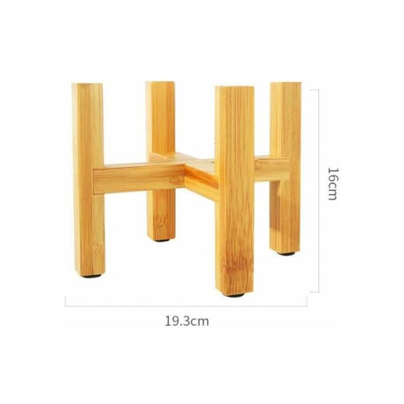 Live House - Petits plateaux en bois durables. porte-pot. support de bonsaï robuste et autoportant économiser de l'espace