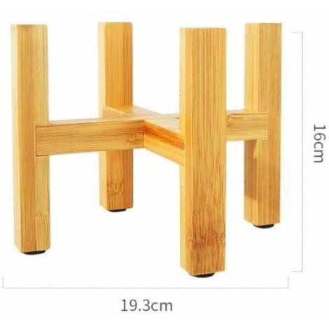 Petits plateaux en bois durables. porte-pot. support de bonsaï robuste et autoportant économiser de l'espace
