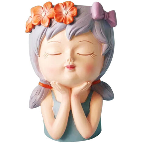 Petits pots de fleurs blancs de 12,5 cm avec indicateur de niveau d'eau
