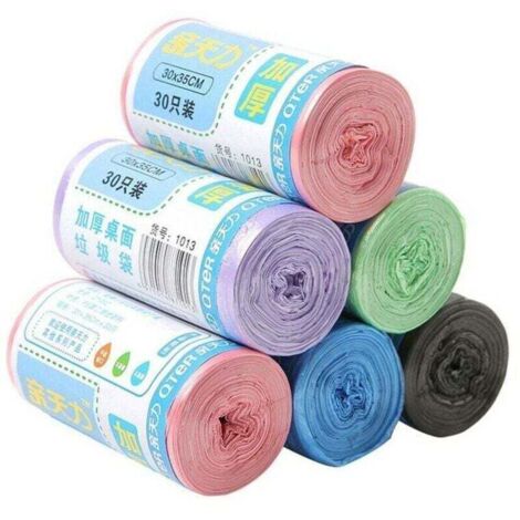 Petits sacs poubelles 2 gallons sacs à ordures poubelle écologique jetable pour voiture salle