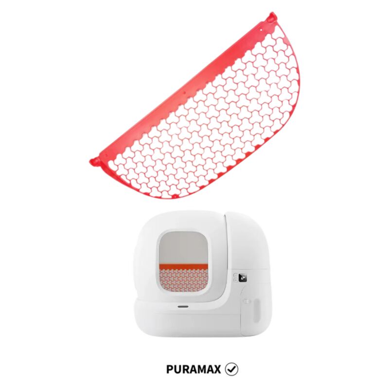 Petkit - Filtre pour litière puramax alvéolé - Rouge
