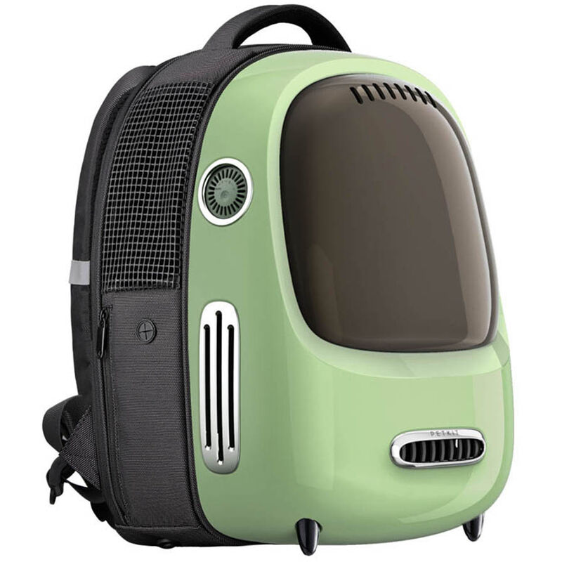 

Petkit Mochila Portatil para Mascotas Gatos y Cachorros Mochila de Burbuja Mochila con Luz Ventilar Mochila de Capsula Transparente para Viajes