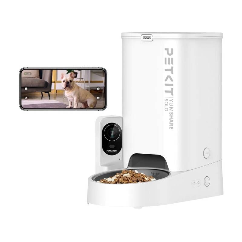 Petkit - YumShare Solo distributeur de croquettes automatique connecté avec caméra 3L