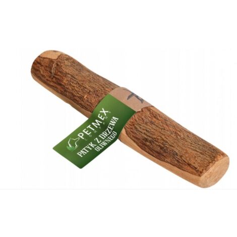 AMADEUS LES PETITS PETMEX Os à mâche en Bois d'olivier Naturel pour Chien – Bois à mâcher sans éclats, idéal pour Les Soins dentaires et l'instinct de Mastication, 100% Bois d'olivier (M (101-220 g)) (5902808164708)