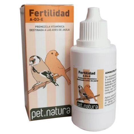 PETNATURA FERTILIDAD 25 ml Suplemento vitamínico para pájaros.