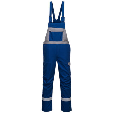 Peto bicolor Bizflame Ultra contra calor por contacto, Regular FR07 L Azulina