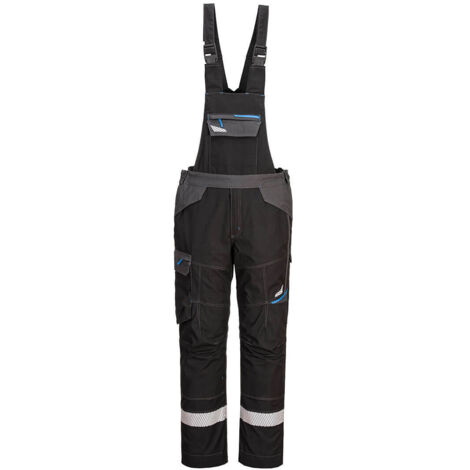 Peto con tirantes WX3 FR Negro XL
