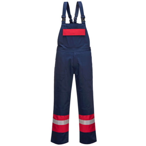 Peto de trabajo Bizflame Plus para empresas offshore y soldadura FR57 L Azul Marino