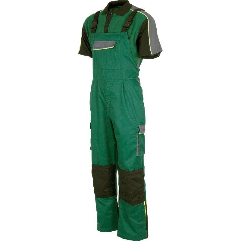 

Peto con refuerzos y vivos de alta visibilidad WORKTEAM Future WF5856 | L - Verde+Gris Oscuro+Negro