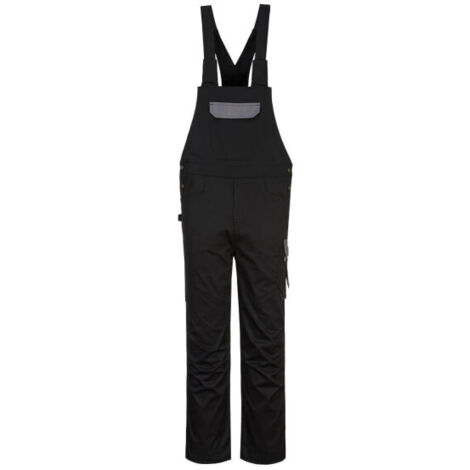 Peto PW2 de Alta Visibilidad - Comodidad y Seguridad / Negro Gris / XL