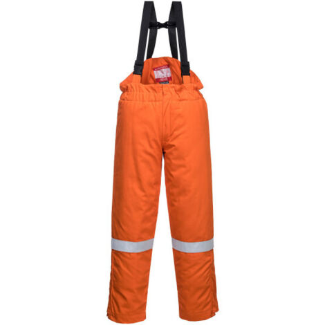 Peto Winter para esquiar ignífugo y antiestático Naranja XXL
