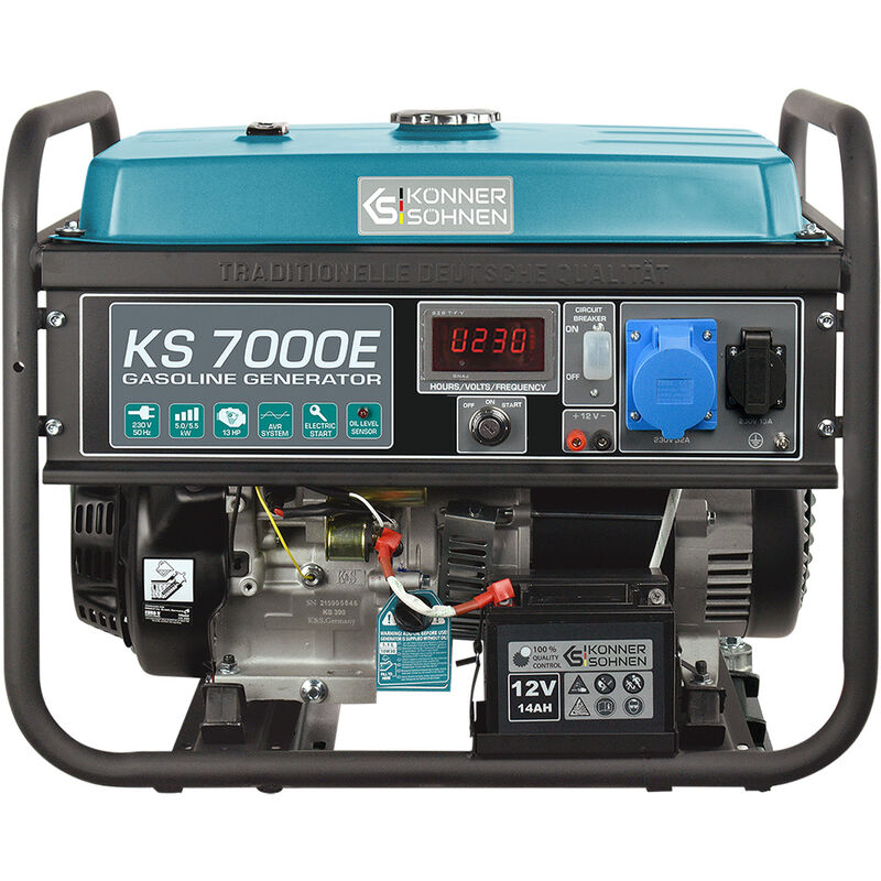 Könner&söhnen - Petrol generator ks 7000E max power 5.5 kW avr manual/electric
