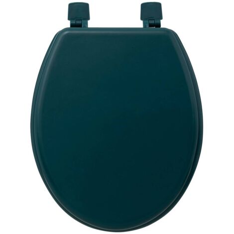 Petrolblauer wc-sitz aus holz - 5five