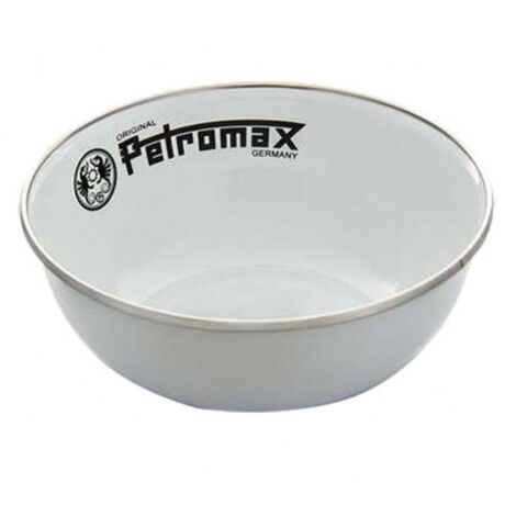 Petromax Emaille Schalen 2er Set weiß 600 ml - Perfekt für Camping & Outdoor