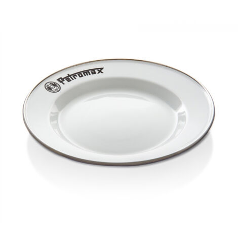 Petromax Emaille Teller weiß 2 Stück (22 cm)