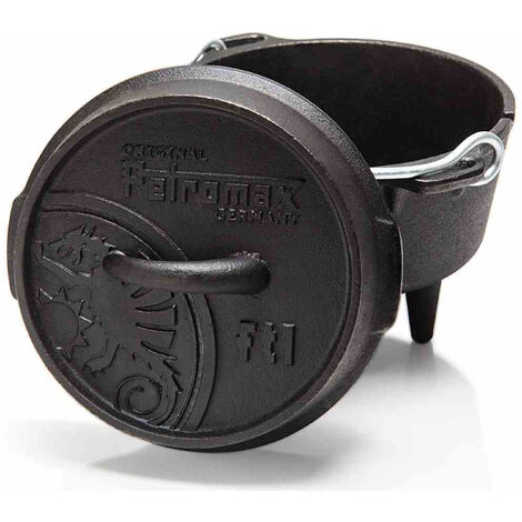Petromax Feuertopf ft1 mit Füßen 0,9 Liter Gusseisen 18x15x18 cm Dutch Oven